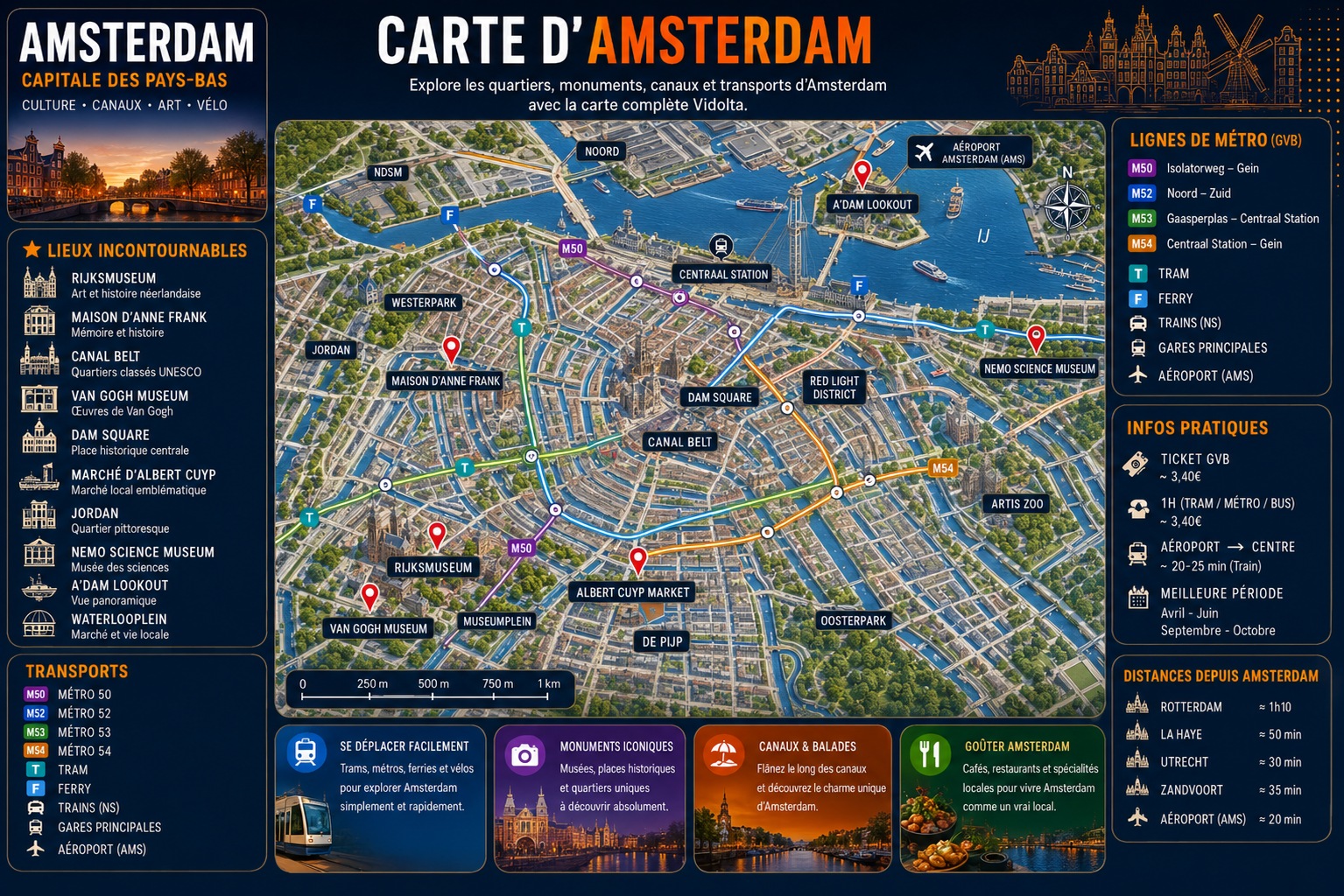 Carte Amsterdam