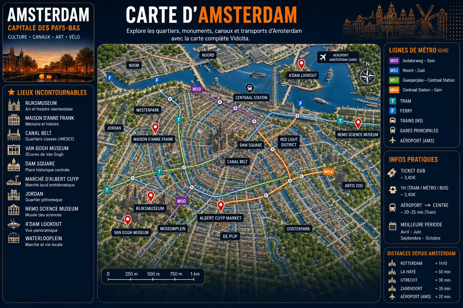 Carte Amsterdam