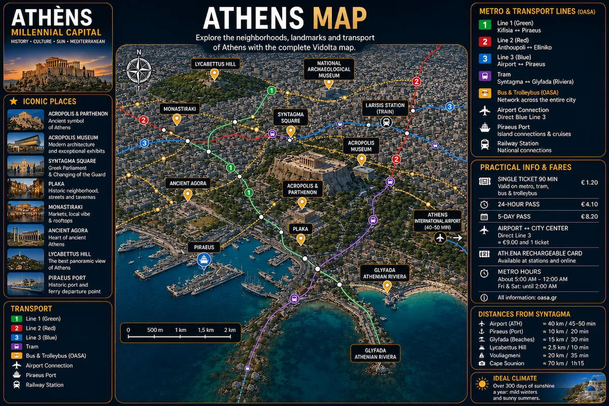 Athens Map