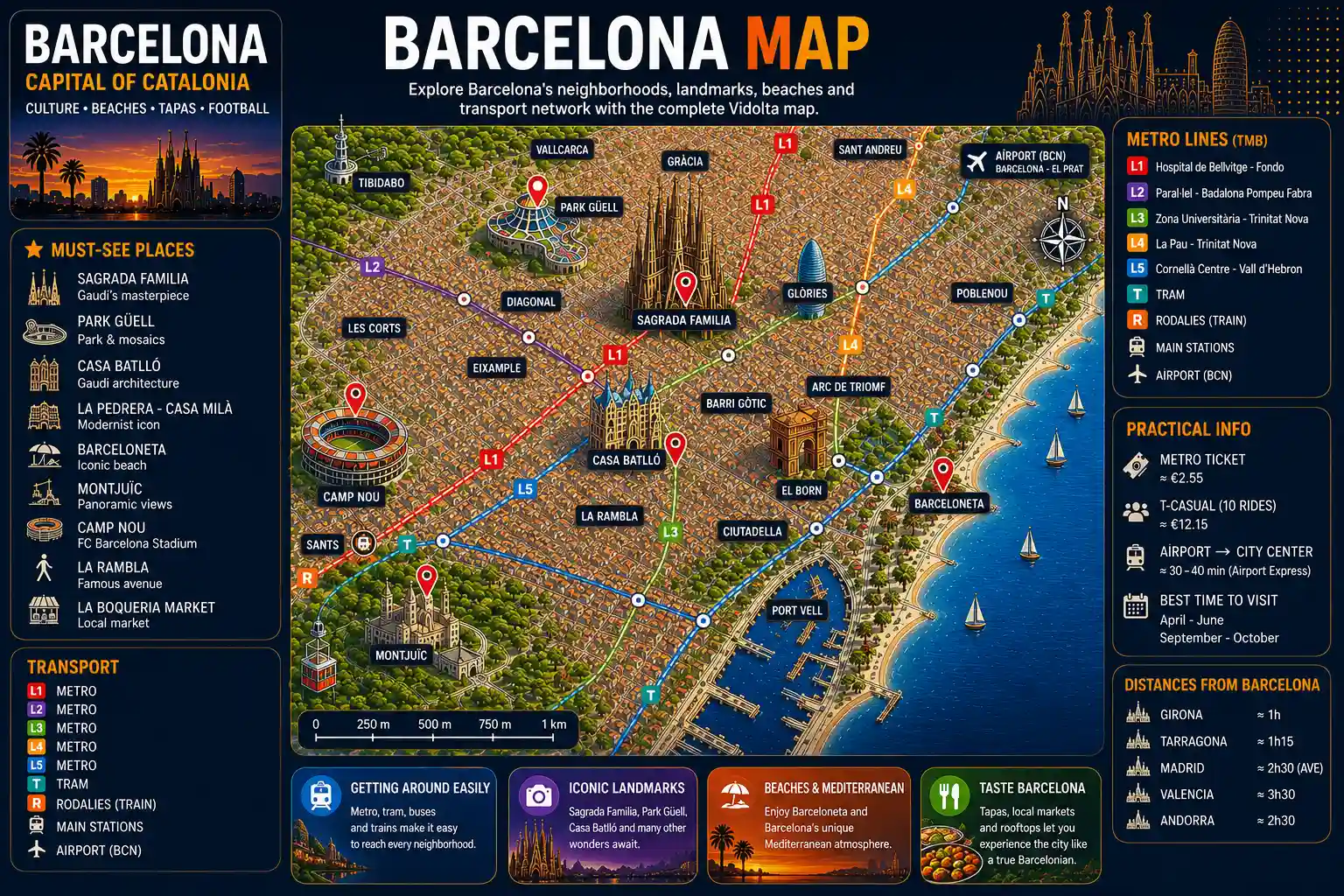 Barcelona Map