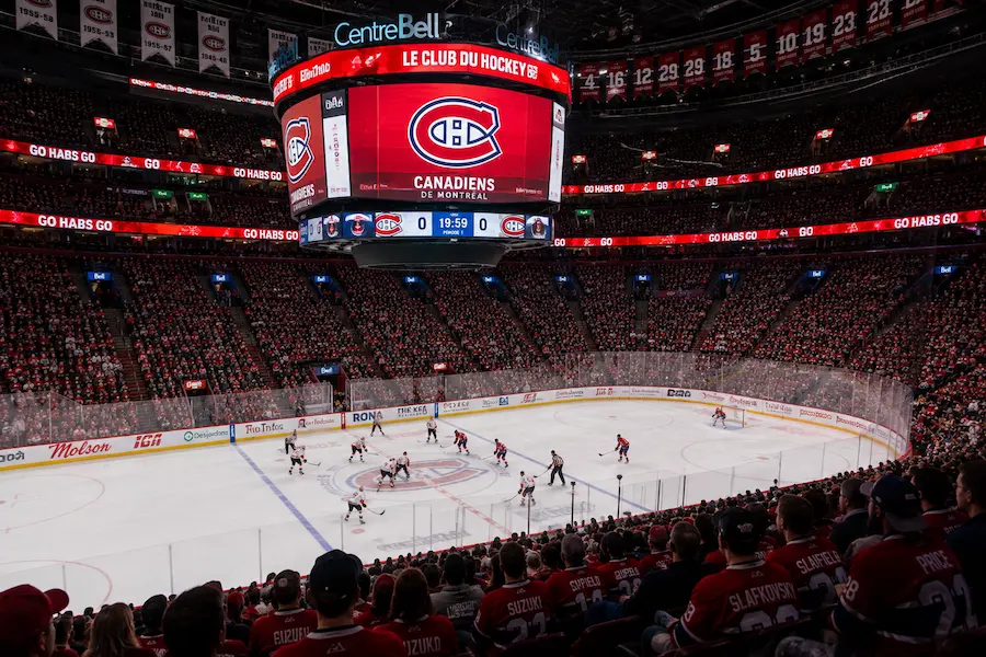 Montreal Canadiens game at the Bell Centre