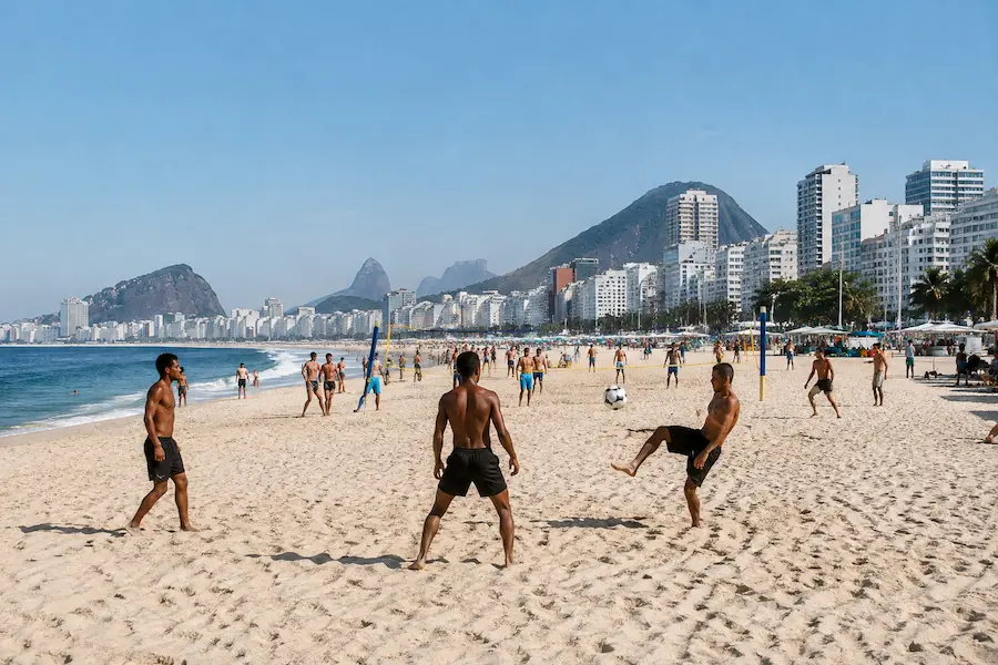 Copacabana and Ipanema beaches in Rio de Janeiro