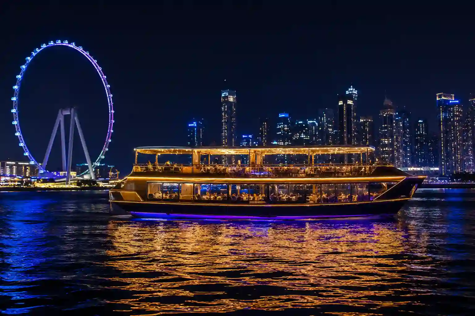Dîner croisière dans Dubai Marina