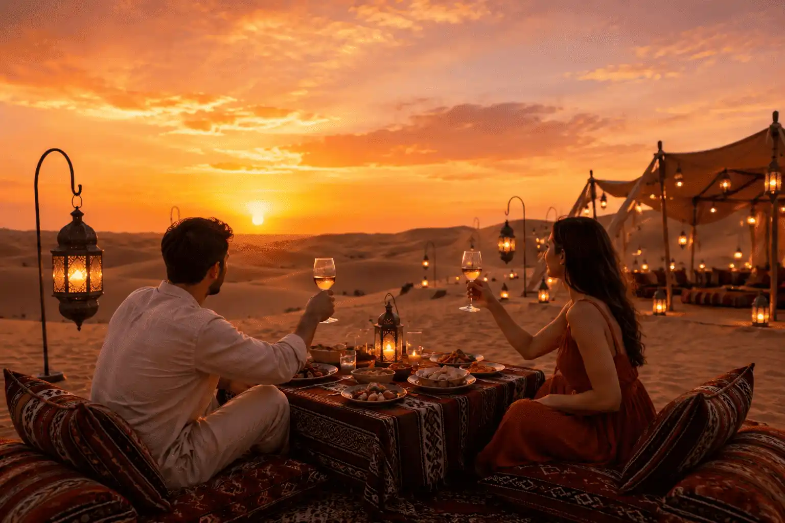 Dinner in the Dubai Desert