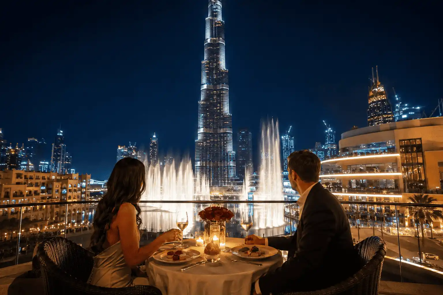 Romantic Dinner by the Dubai Fountains