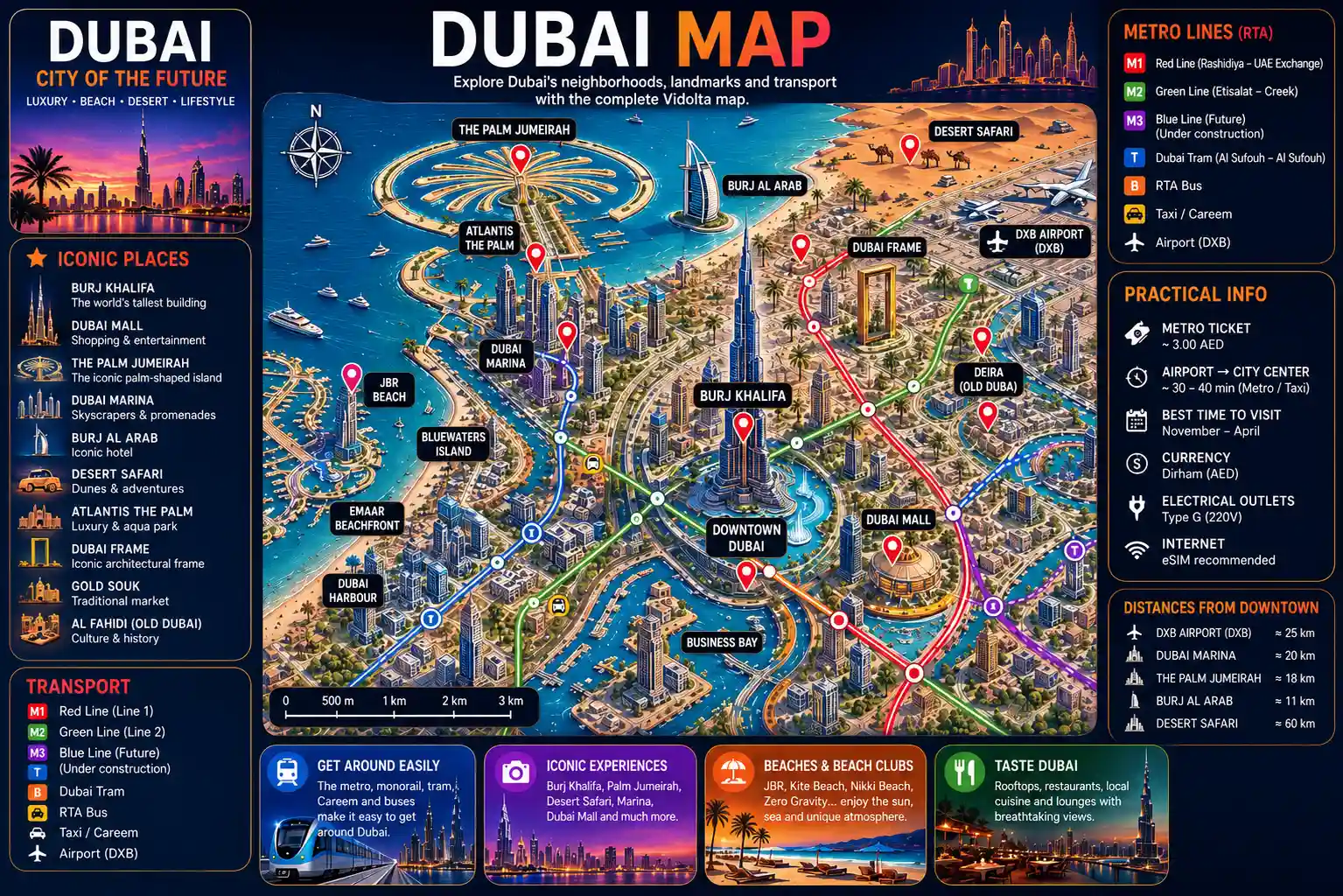 Dubai Map