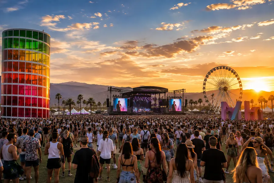 Coachella festival in California