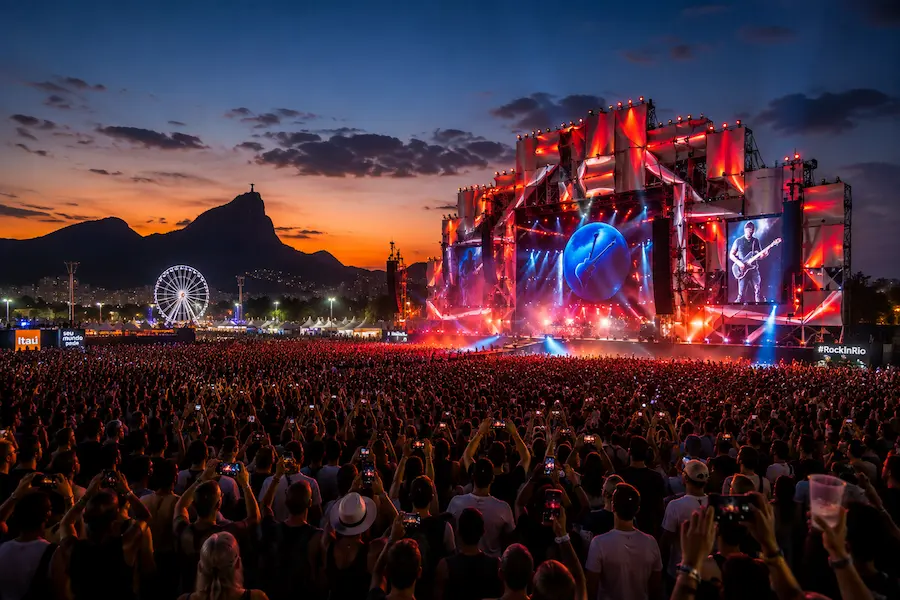 Rock in Rio festival in Rio de Janeiro