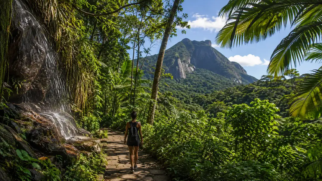 Hiking in Tijuca Forest in Rio de Janeiro