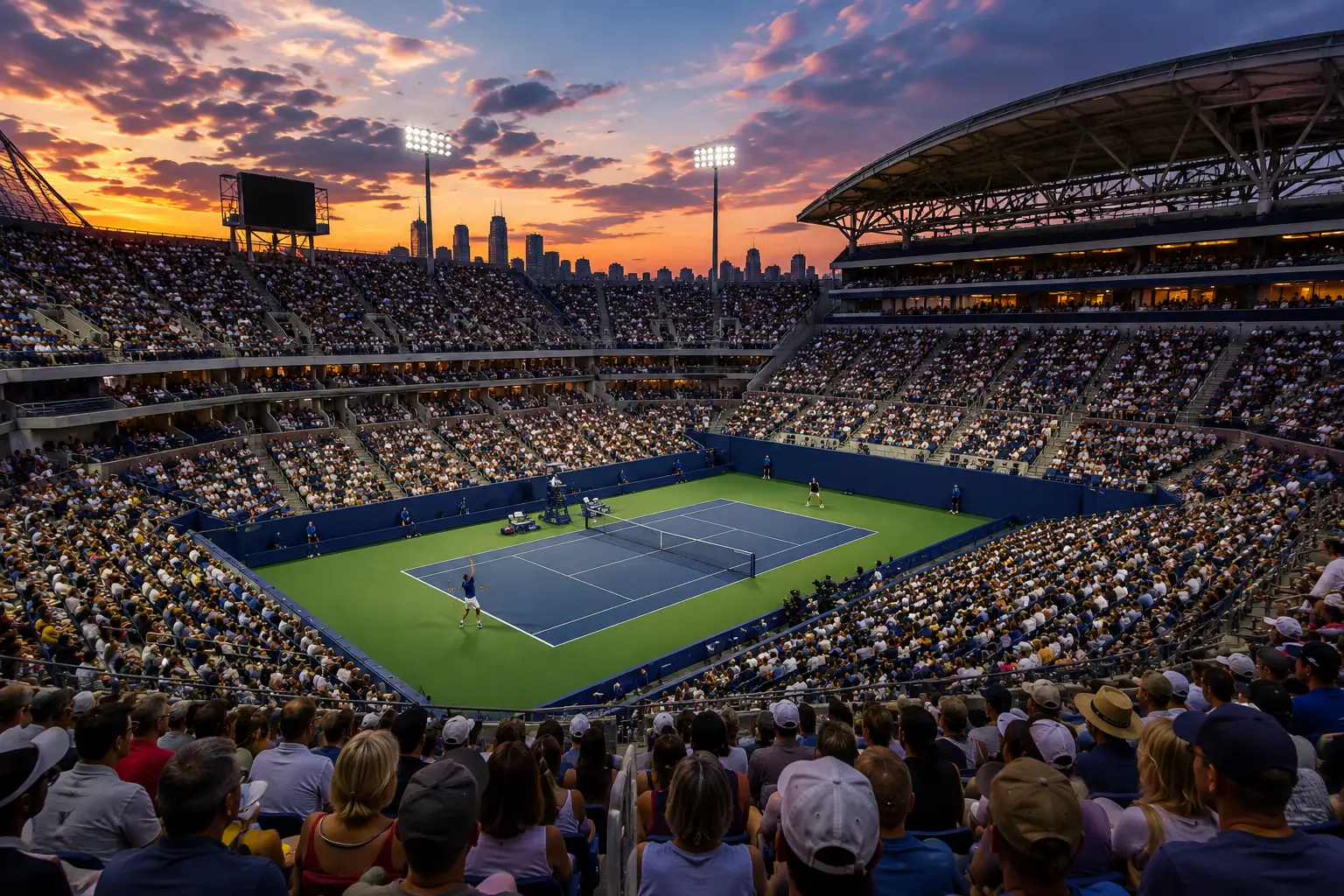 US Open tennis tournament in New York