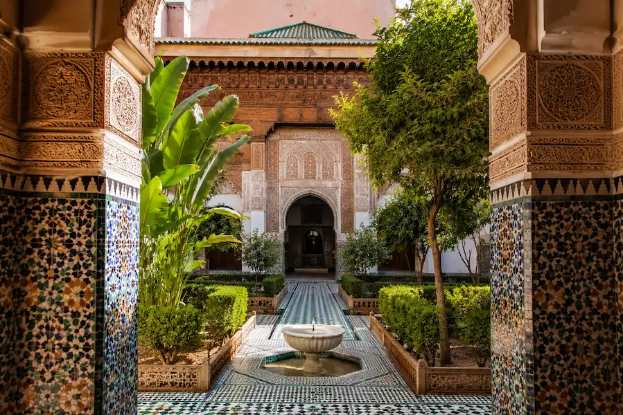 Jardin Secret et Médersa Ben Youssef à Marrakech