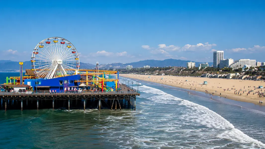 Santa Monica and its famous Pier in Los Angeles