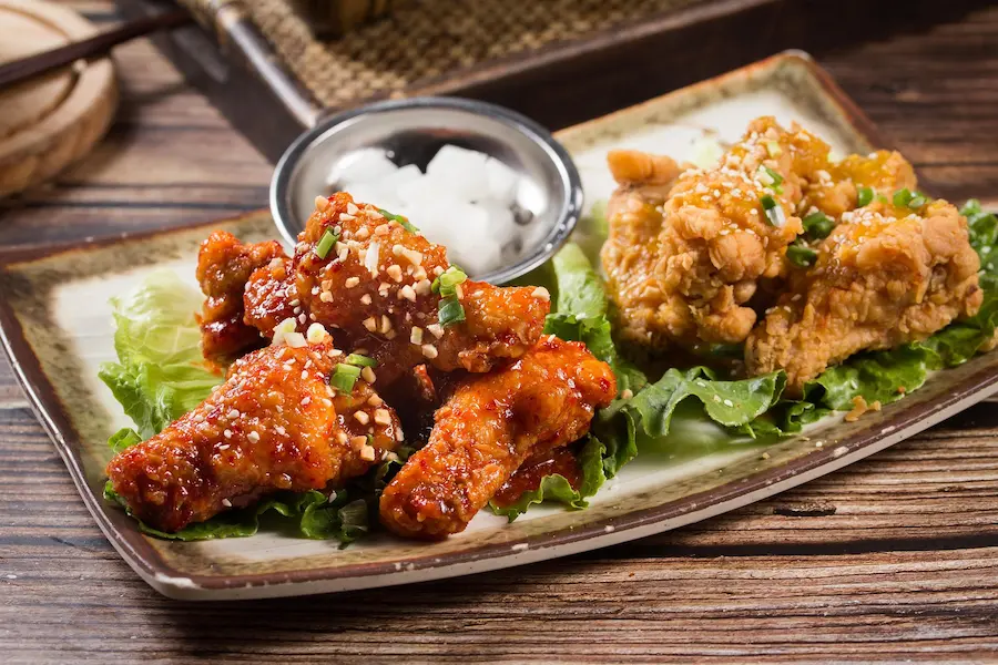Poulet frit coréen à Séoul