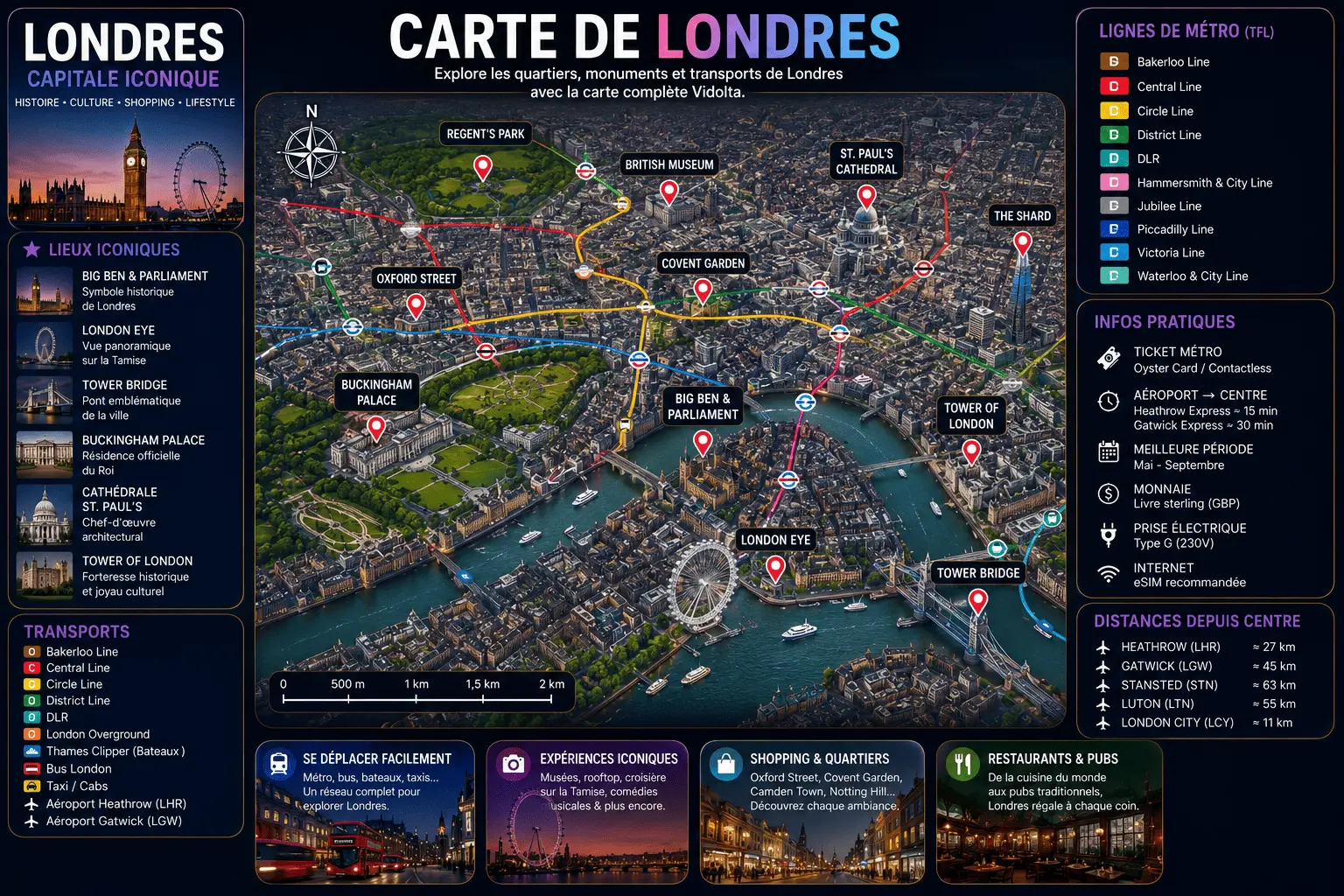 Carte Londres