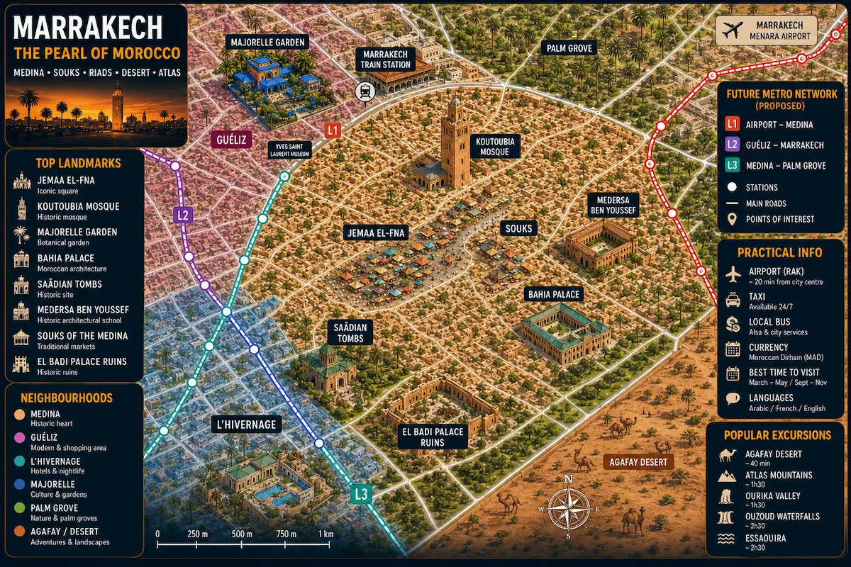 Marrakech Map