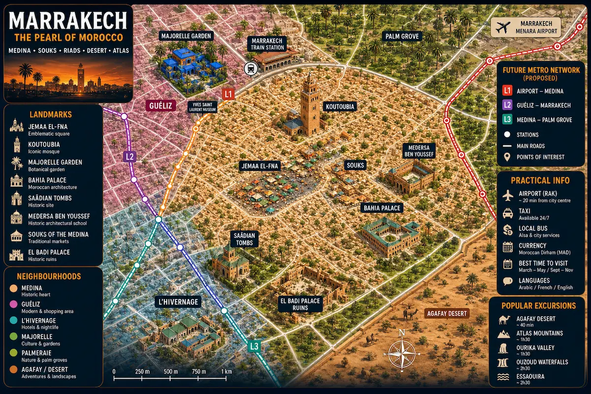 Carte de Marrakech