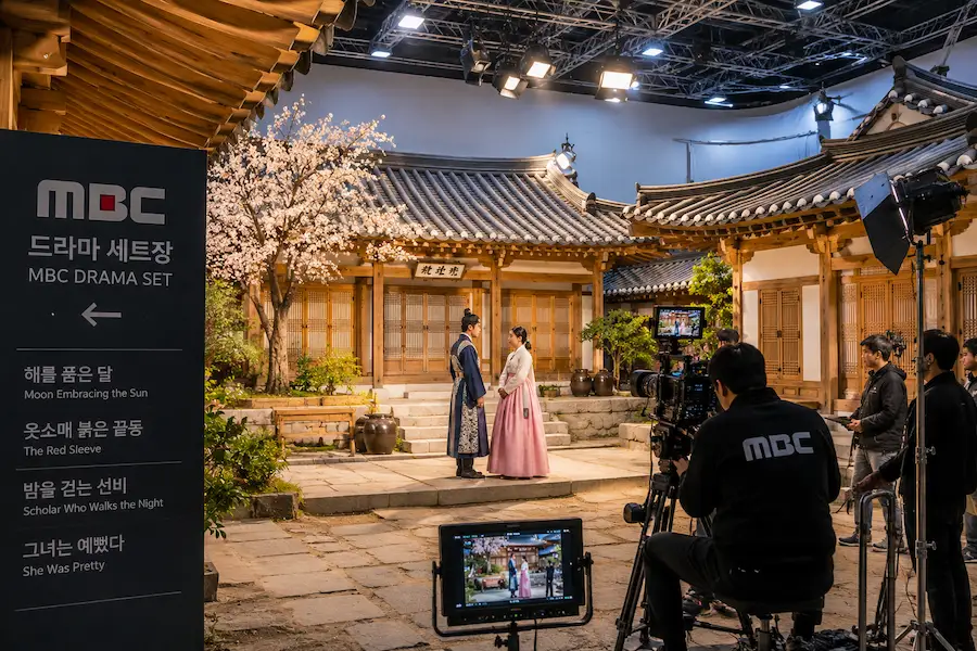 Visite des studios de tournage MBC K-Drama près de Séoul