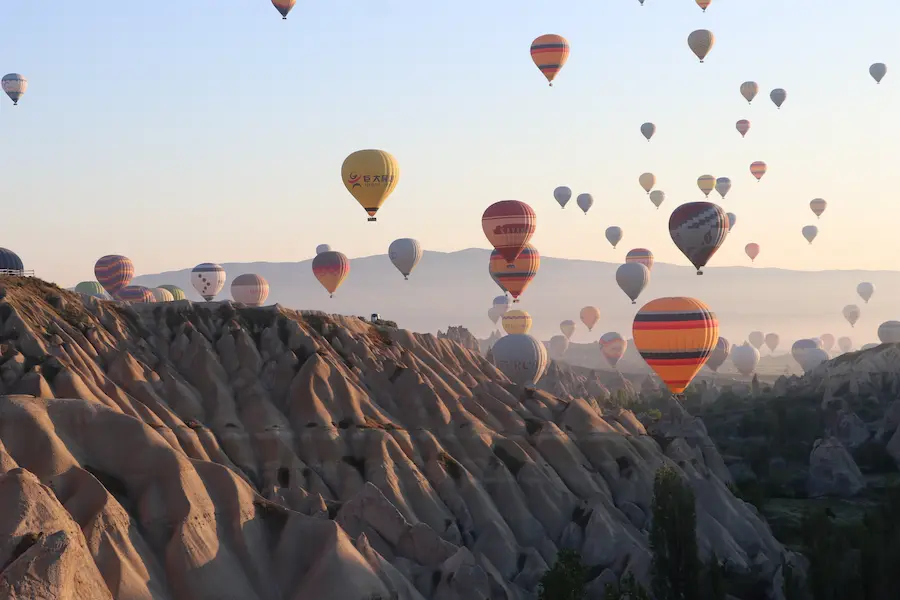 Vol en montgolfière au-dessus de Marrakech