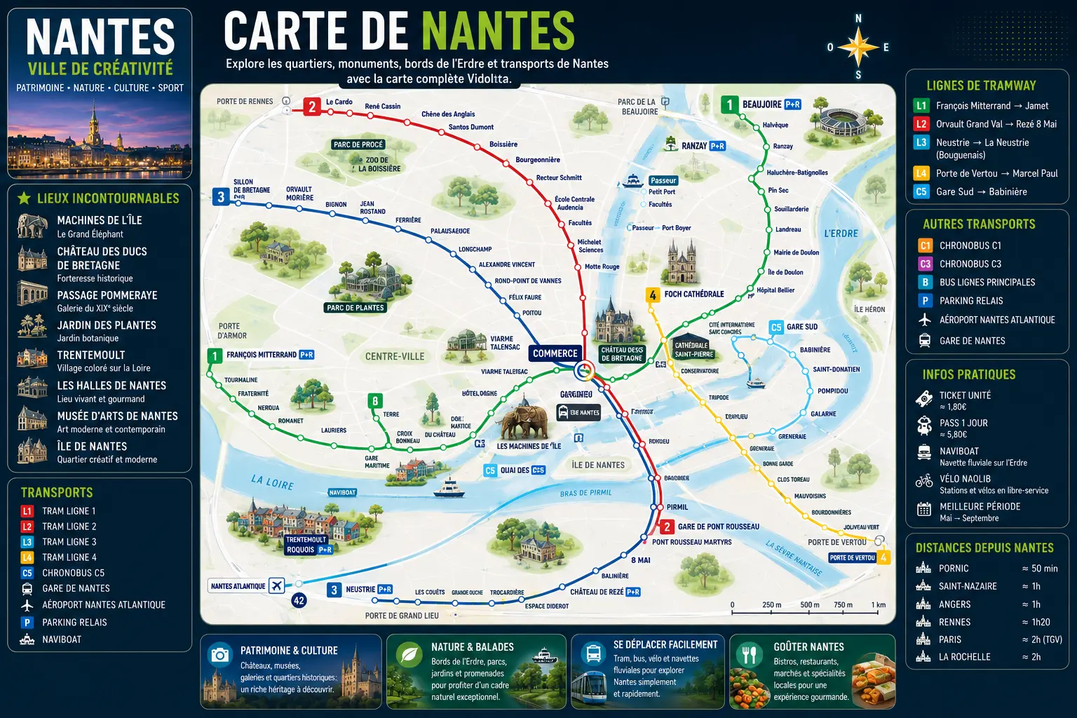 Carte Nantes