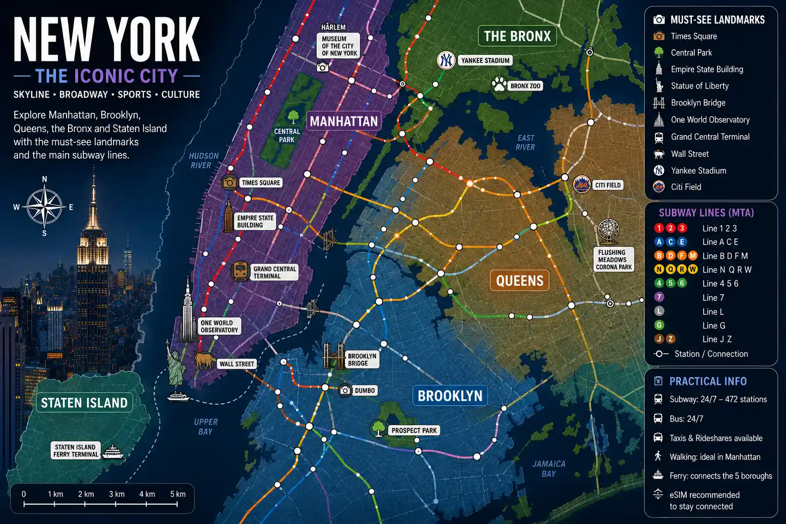 Map of New York