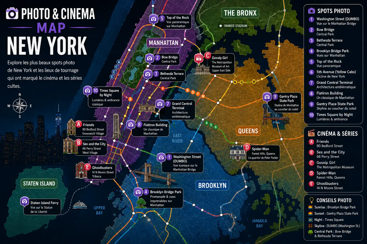 Photo & Cinema Map New York