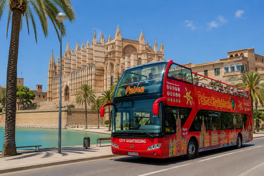 Bus panoramique de Palma de Majorque