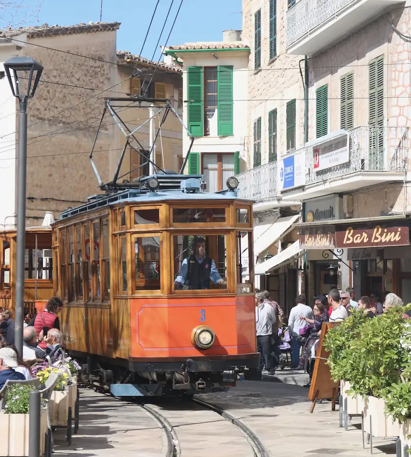 Train historique de Sóller à Majorque