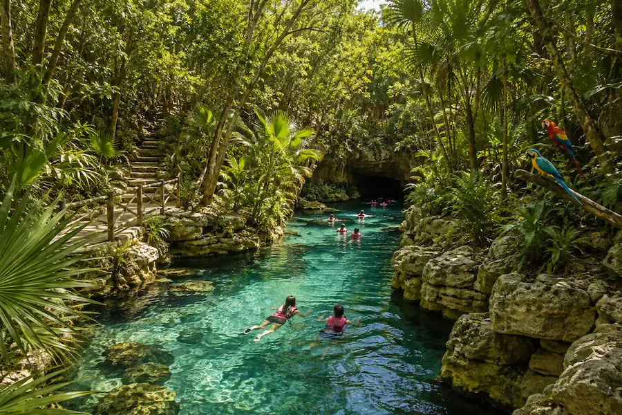 Parc Xcaret sur la Riviera Maya au Mexique