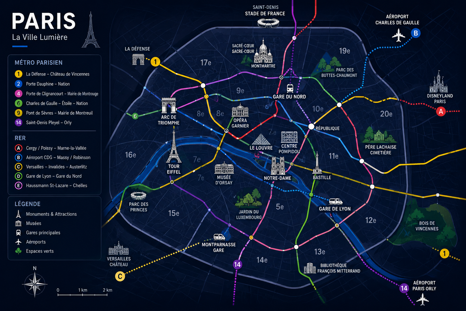 Carte Paris