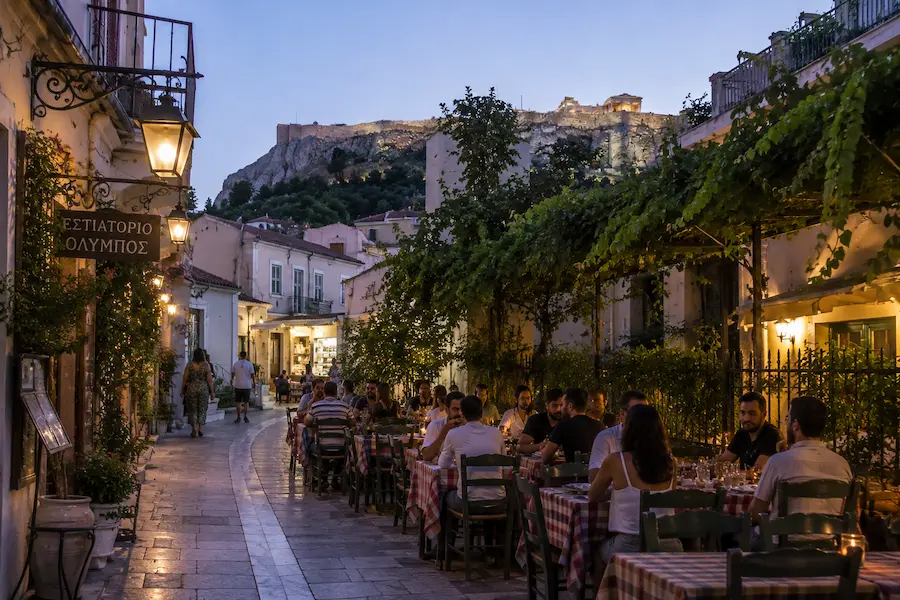 Restaurants dans le quartier de Plaka