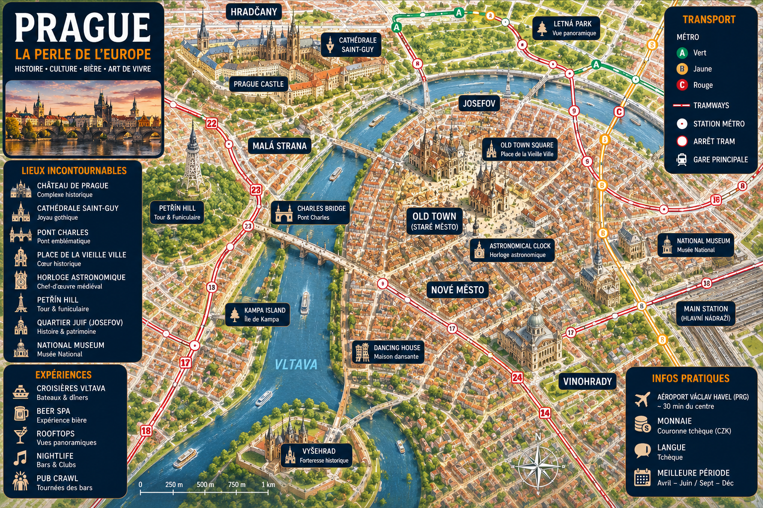 Carte Prague