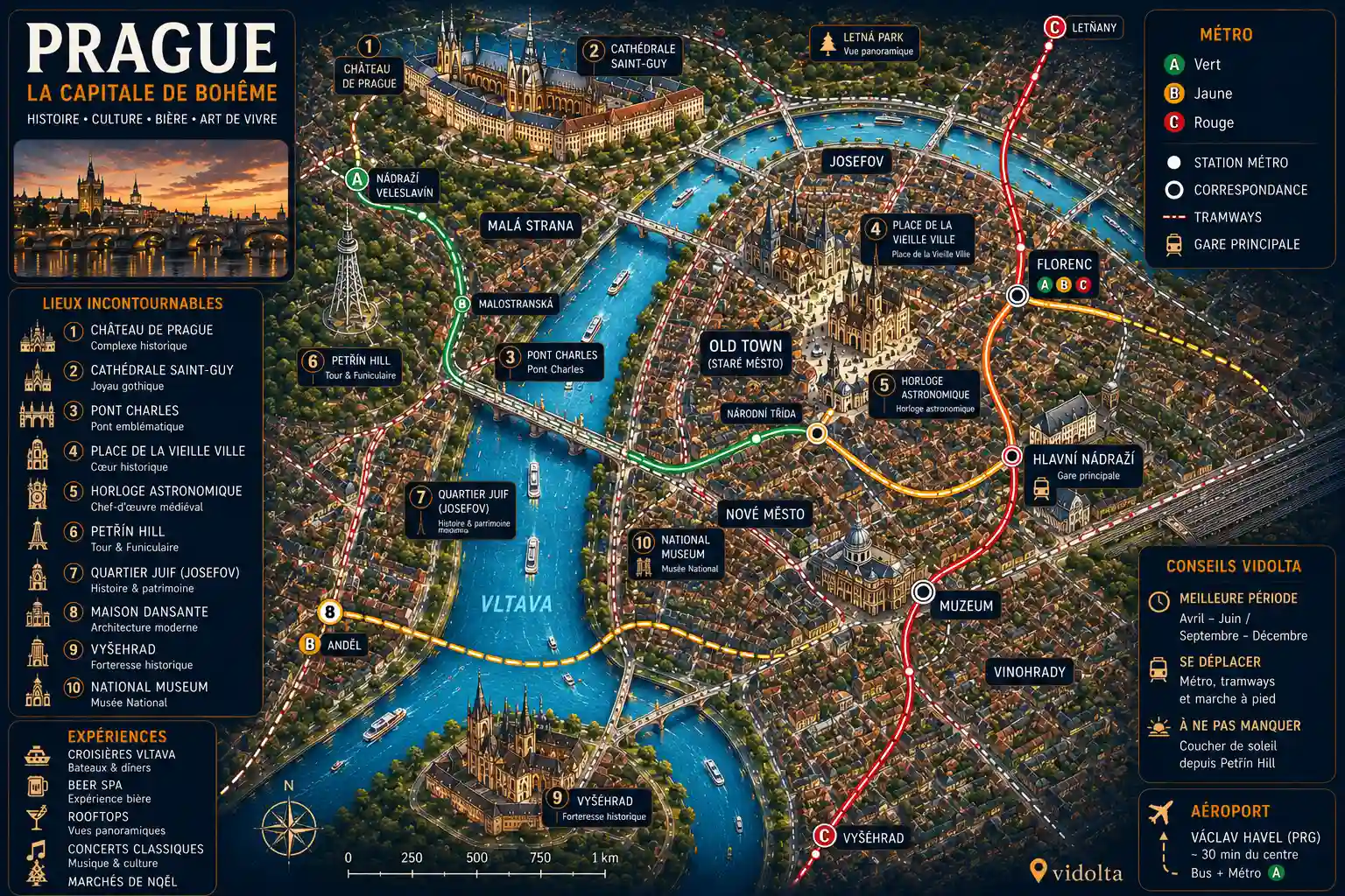 Carte Prague