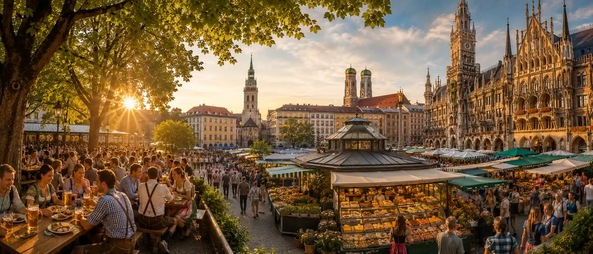 Restaurants et biergartens emblématiques de Munich