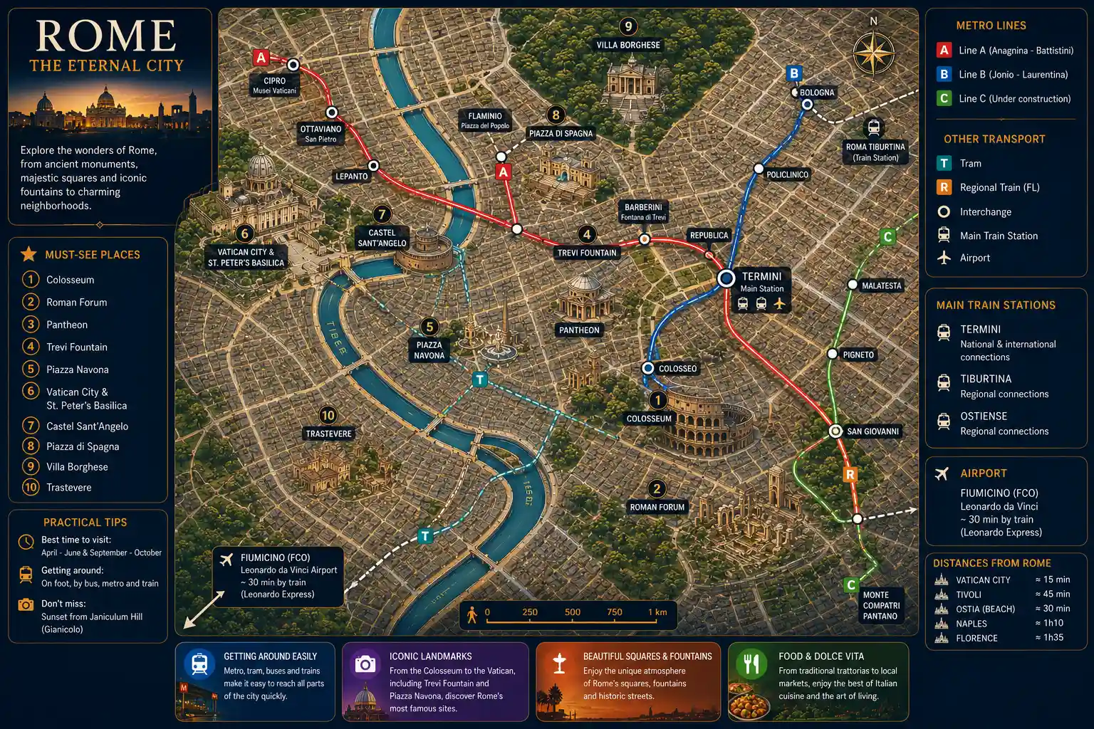 Rome Map
