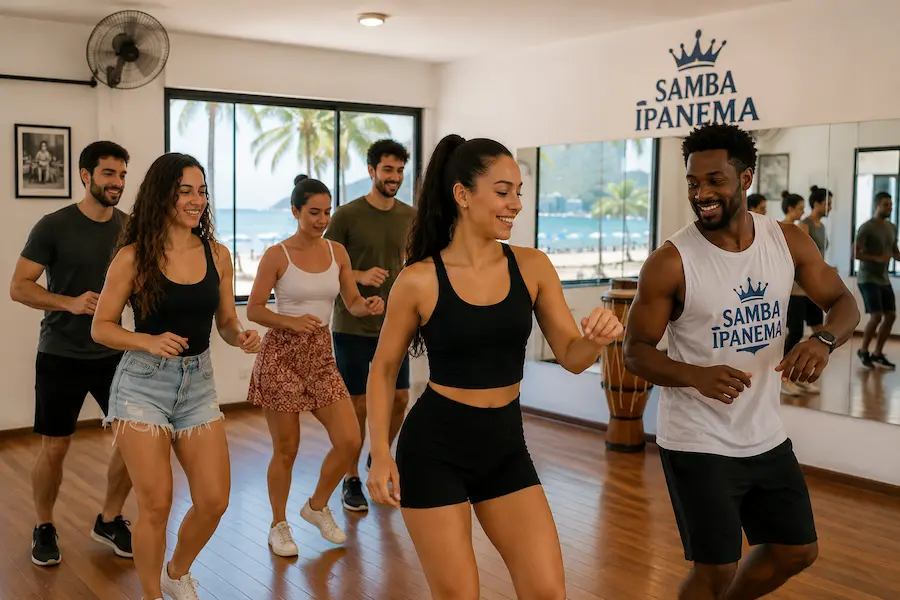 Samba class in Ipanema, Rio de Janeiro