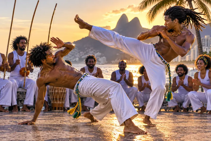 Capoeira roda in Brazil