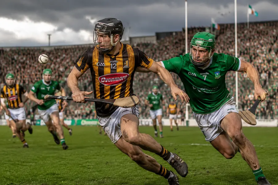 Traditional hurling match in Ireland