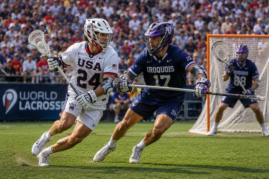 Lacrosse players in North America