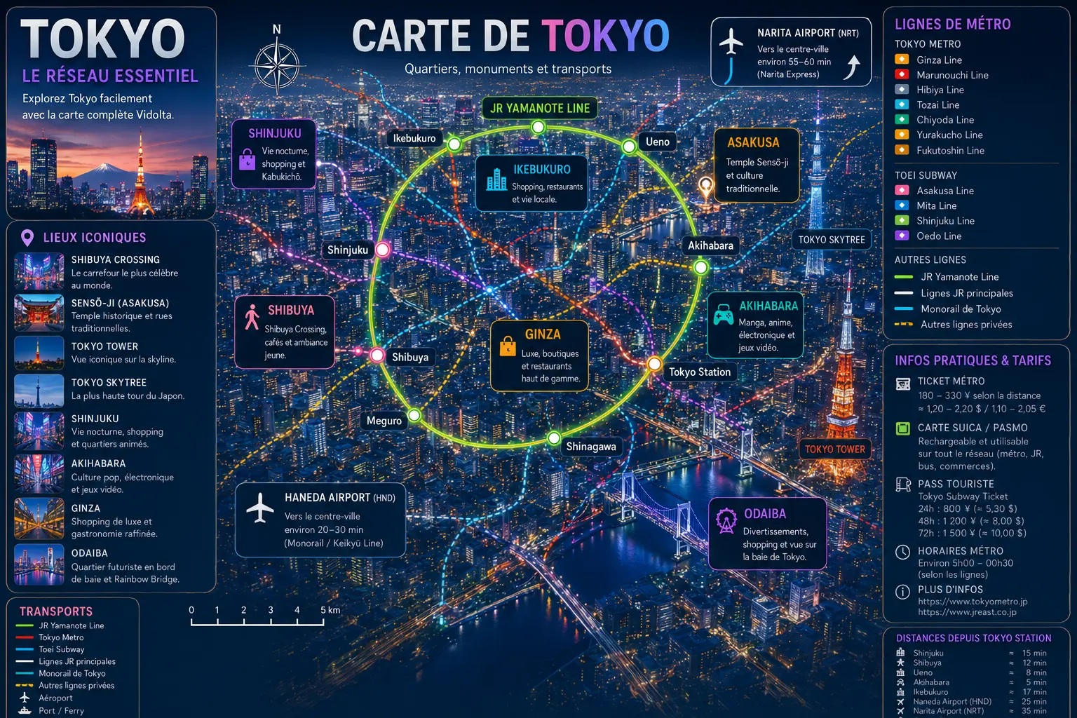 Carte Tokyo