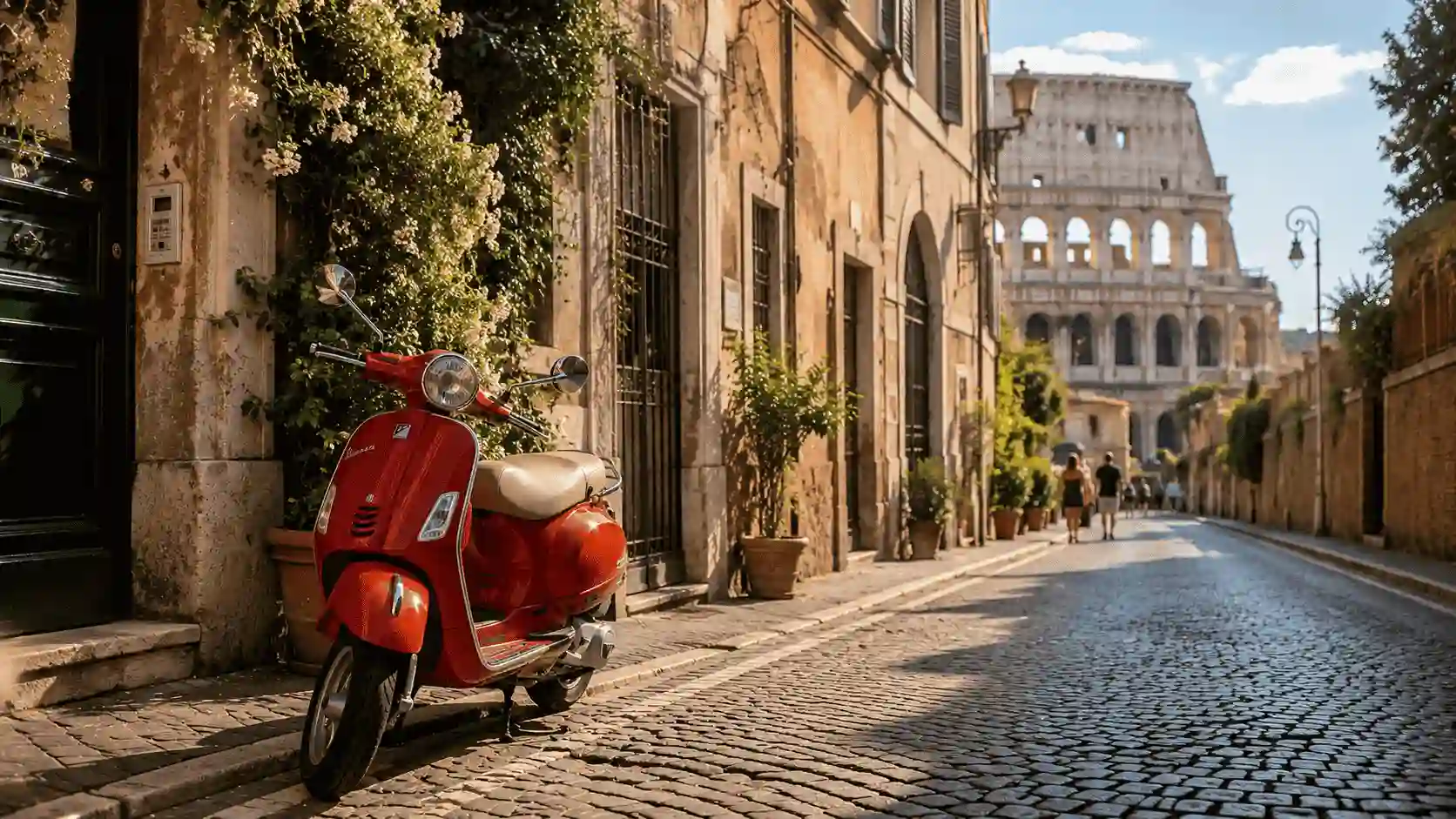 Vespa Ride in Rome