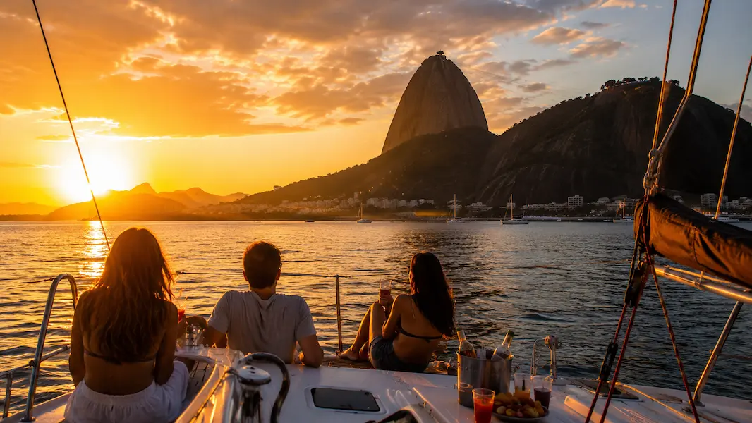 Sunset sailing trip in Rio de Janeiro